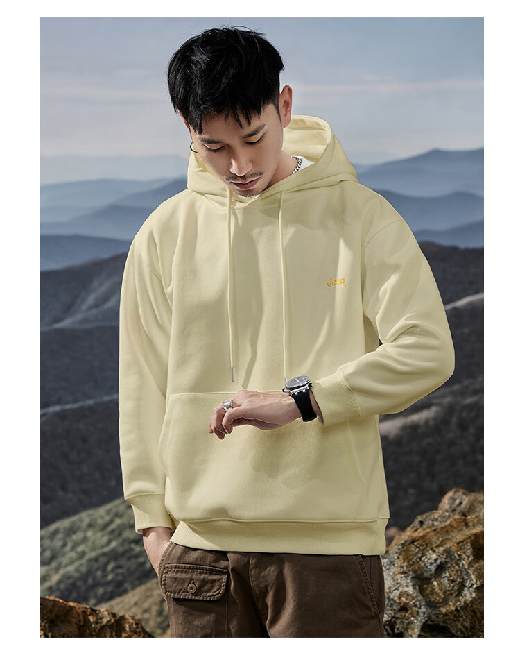 JEEP Men's Hooded Sweatshirt, Heavyweight Hoodie Jacket for Men, Loose-Fitting Spring And Autumn Outerwear for Men in 2026 12
