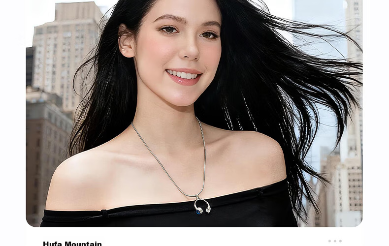 IKF R1 Limited Edition Original Zircon Necklace Personalized Trendy Minimalist Pendant High-End Clavicle Chain Accessory 9