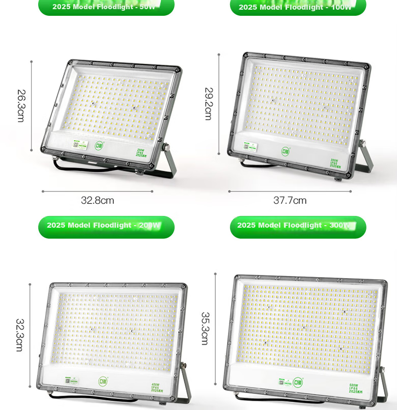 Yaming LED Floodlight Spotlight Outdoor Waterproof Courtyard Searchlight Factory Workshop Outdoor Lighting 2025 Model 100W 13