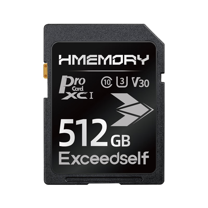 Huacun SD Card 512GB V30 High-Speed Memory Card for Canon Sony Fuji Nikon Panasonic Leica Cameras Universal Storage Card for Students CCD Instant Camera