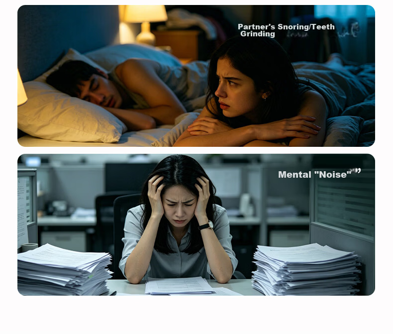 BUGANI Sleep B28 Bluetooth Sleep Earbuds Noise Cancelling Wireless In-Ear Sleep Headphones Skin Color 3