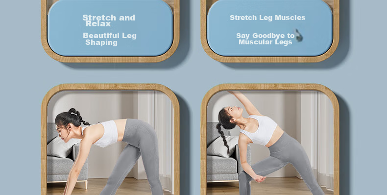 LI-NING Stretching Board Adult and Kids Home Standing Incline Calf Stretcher Ankle Massage Rehabilitation Fitness Equipment 56