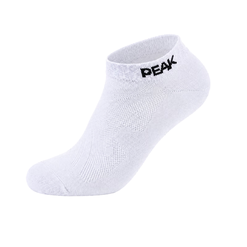 Peak Men's Breathable Odor-Resistant Summer Low-Cut Invisible Solid Color Casual Sports Cotton Socks