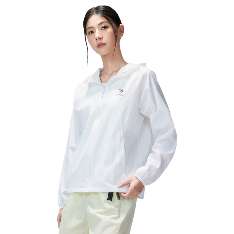 Camel Women's Original Yarn Sun Protection Jacket 2026 Spring Summer New UPF1000 Cooling Water-Repellent Sports Coat