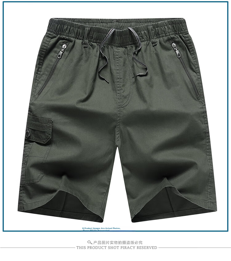 TUCANO Men's Summer Cotton Comfortable Camouflage Cargo Sports Casual Fashion Shorts Black Blue L 16