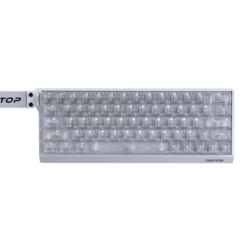 EWEADN DK63 Mechanical Gaming Keyboard Hot-Swappable Wired Customizable 63-Key Layout Side-Printed High-Quality Desktop Office