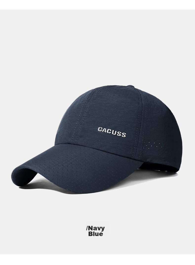 CACUSS Men's Baseball Cap Summer Outdoor Sun Protection Breathable Mountaineering Sports Dark Gray M 14