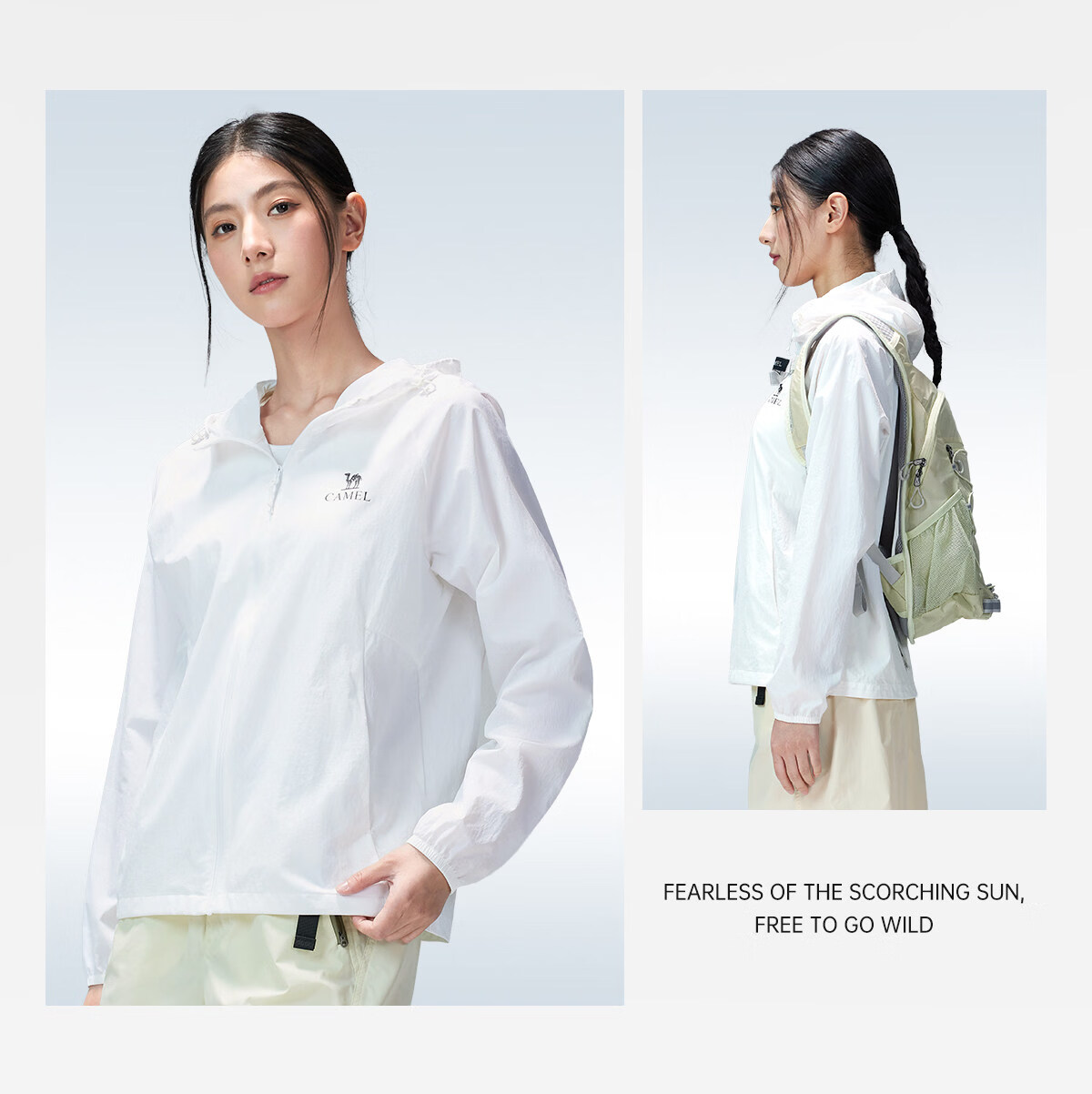 CAMEL Outdoor Original Yarn Sun Protection Jacket 2026 Spring Summer New Men's UPF1000 Cooling Water-Repellent Sports Jacket 31