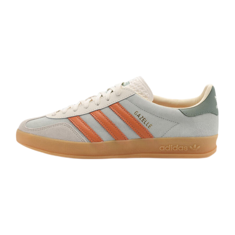Adidas Originals Unisex GAZELLE INDOOR Casual Shoes JQ0011 Light Grey Size 37