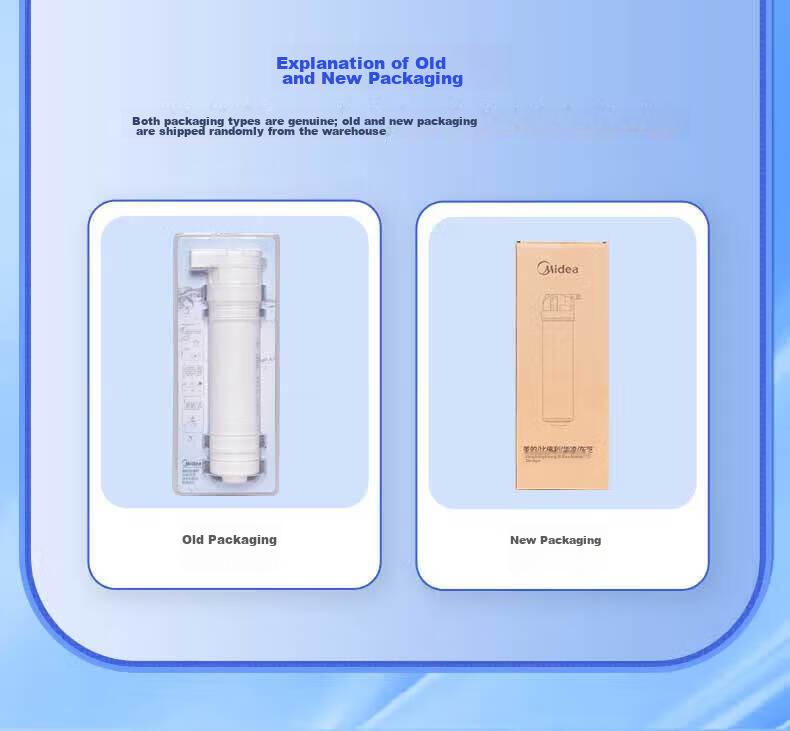 Midea Water Purifier Filter Cartridge - Compatible with 1686A/1686B/1790A/1790B/1598A-400G WAH400-01 and S1 Series - RO400G Reverse Osmosis Filter Cartridge 11