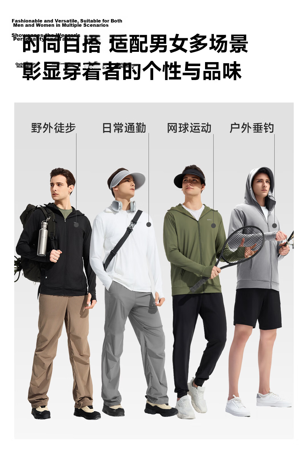 SUPIELD Full Spectrum UV Protection Jacket Professional Anti-UV Spring Summer Unisex Sun Protection Coat Optical White M 6
