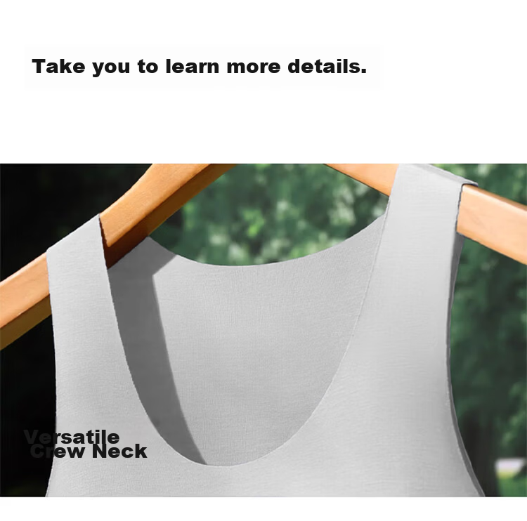 Nanjiren Modal Men's Vest Summer Thin Ice Silk Seamless Cooling Sports Base Vest 15