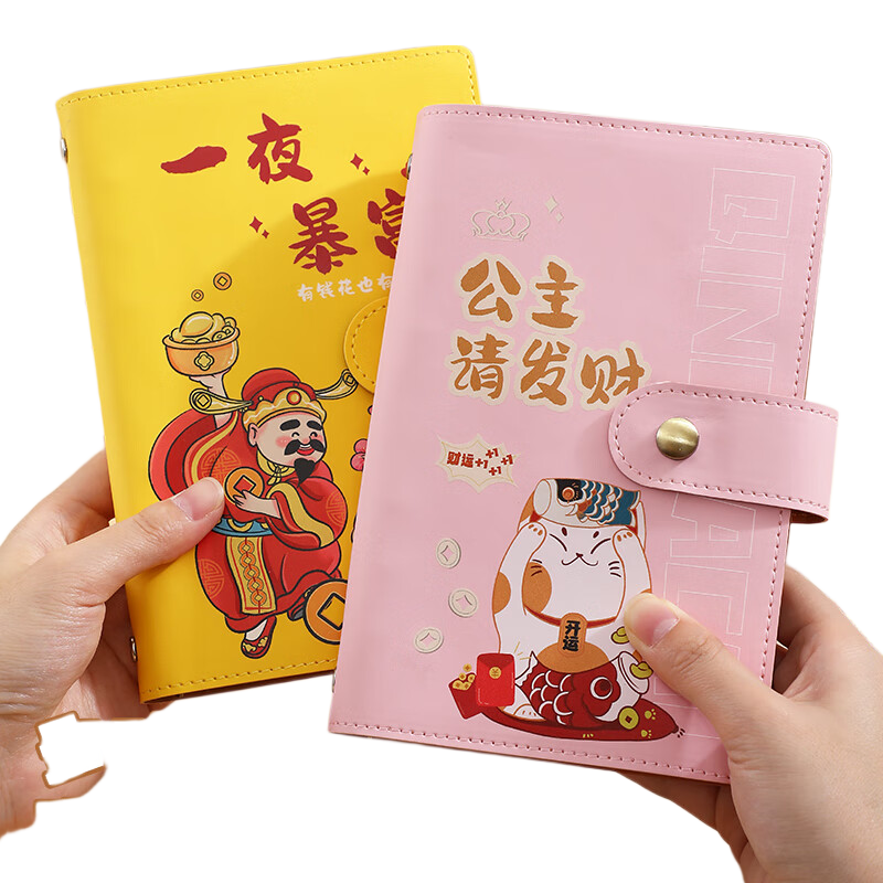 Zuodi A6 Children's Accounting Notebook, Loose-Leaf Small Size, Family Cash Flow Record Book, Cash Management And Savings Notebook, Portable Pocket Money Journal, Personal Daily Expense Accounting Book
