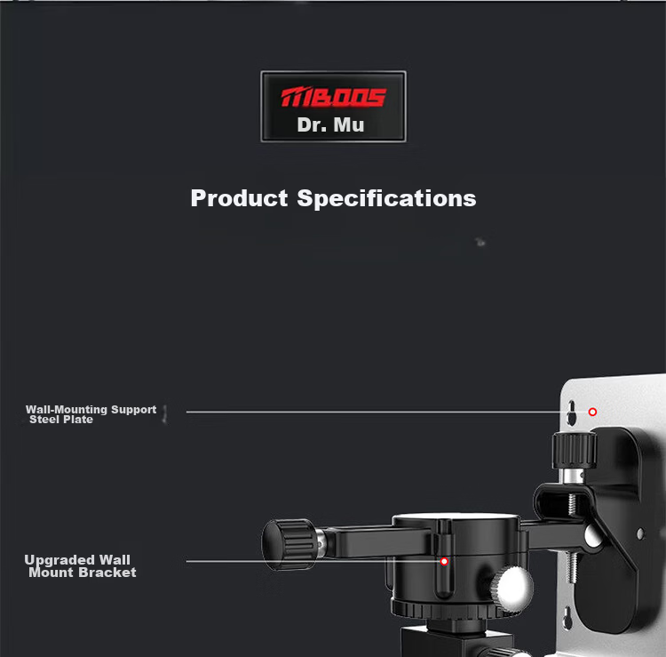 Dr. Mu Infrared Laser Level High-Precision Strong Light Fine Line Solar Outdoor Auto Leveling Measuring Tool 22