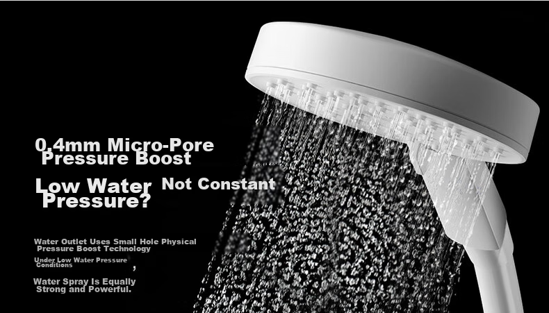ARROW Shower Head Rainfall Bathroom Cedar Gray High Pressure Large Shower Head AE58144SPG 7