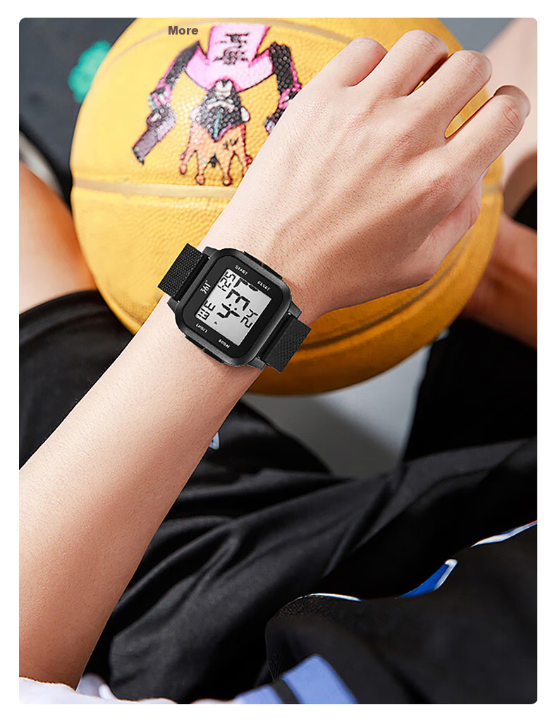 361° CET Final Exam Calendar Alarm Clock Timer Luminous Multifunction Casual Sports Digital Watch 11