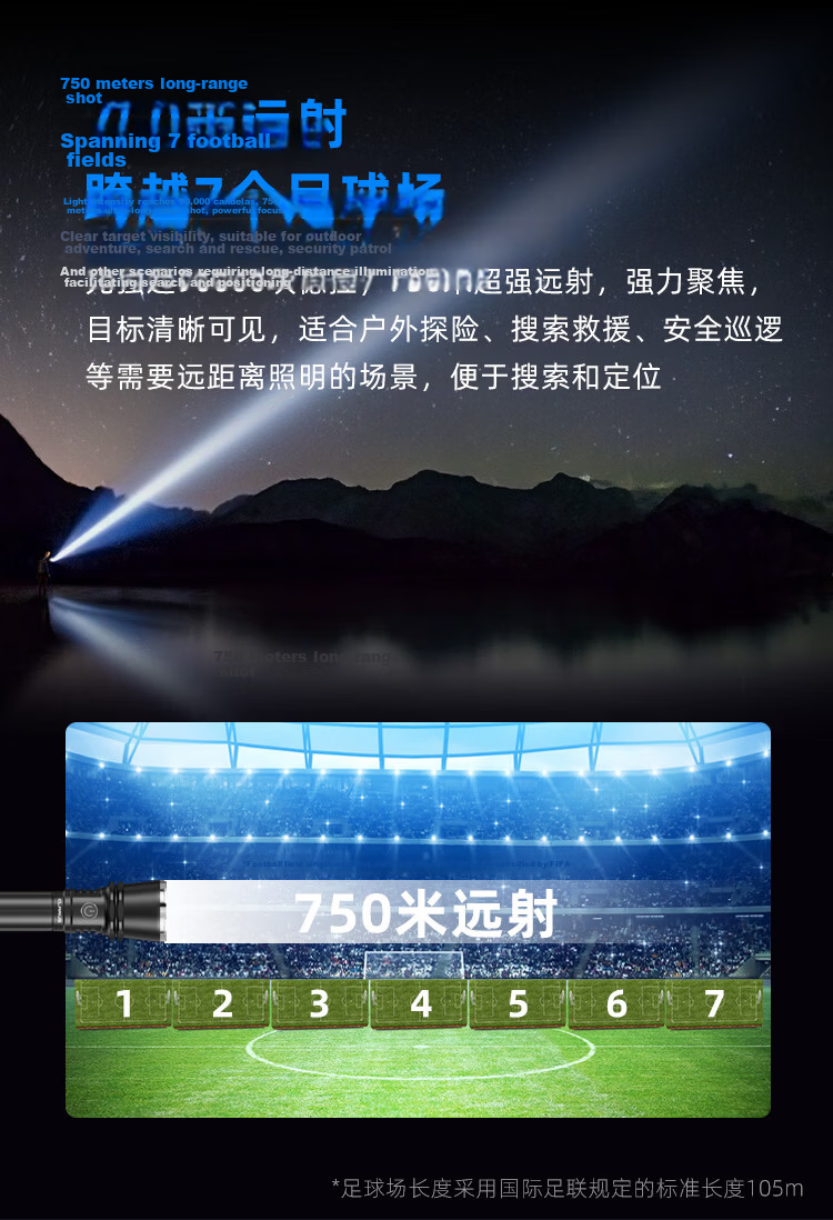 KLARUS EP12 High-Power Zoomable Flashlight Waterproof Rechargeable Outdoor Camping Patrol Home Use Insect Catching 5