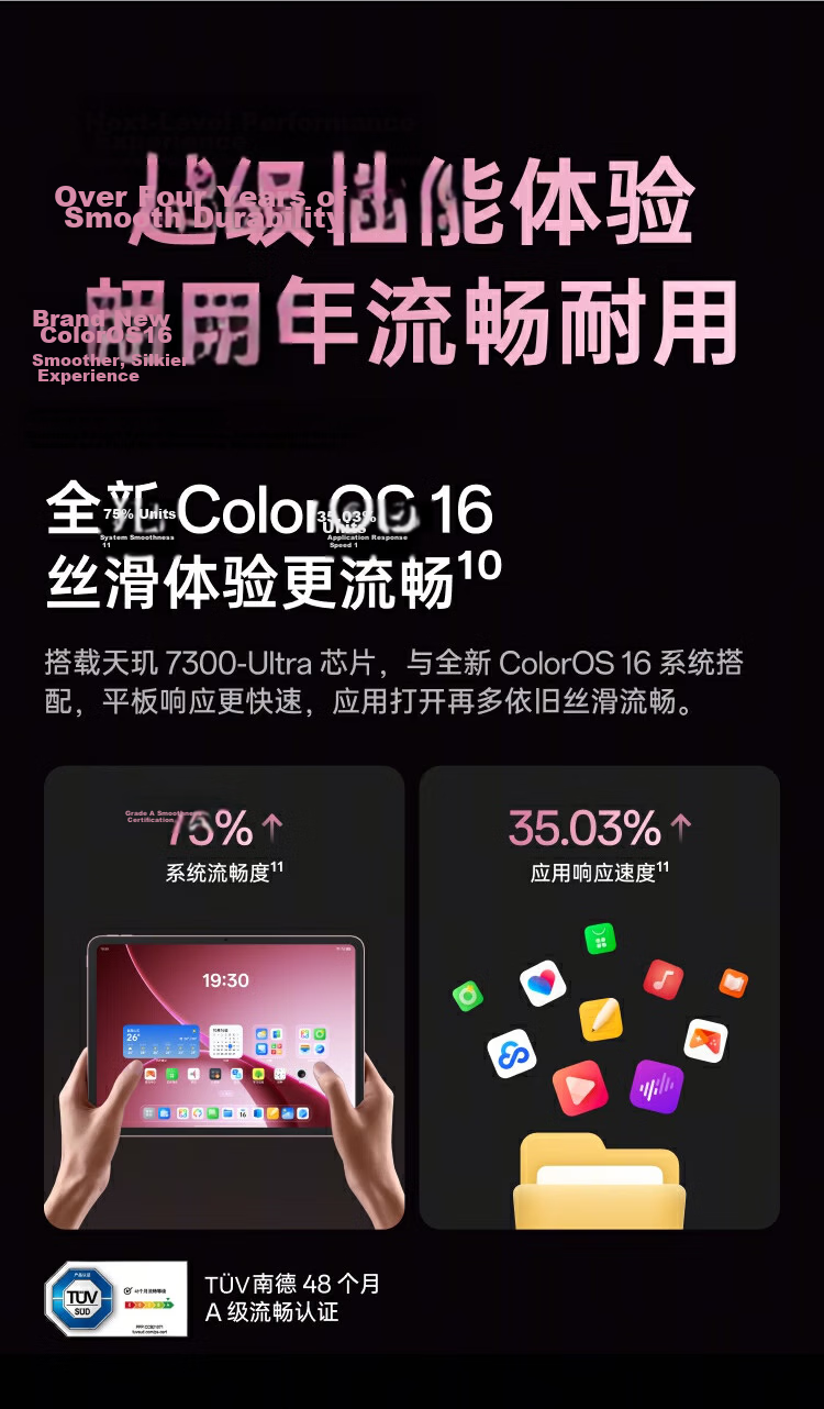 OPPO Pad Air5 National Subsidy 12.1-inch Tablet 10050mAh Large Battery 12GB+256GB Light Pink Office Study Gaming Entertainment Tablet 9