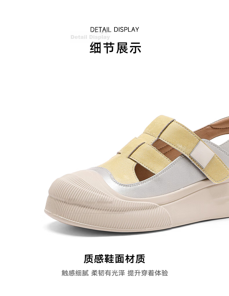 Saturday Casual Women's Sandals 2026 New Summer Thick Sole Height Increasing Lightweight Breathable Sports Sandals for Skirts 19