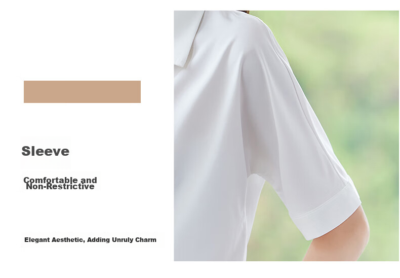 JEANSWEST Women's Summer Short Sleeve Solid Color Professional Casual Shoulder Fashion Formal Shirt Green M 5