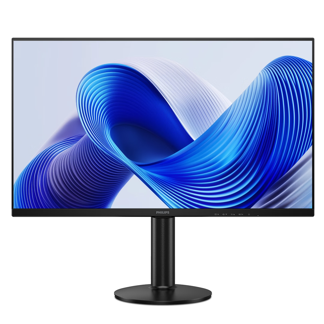 Philips 27-inch 2K 75Hz IPS HDR Low Blue Light Flicker-Free Anti-Glare HDMI+DP Energy Certified Office Monitor 27E2N1500LS