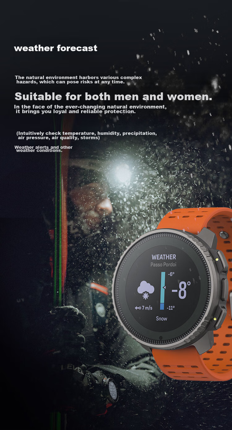 SUUNTO Vertical Outdoor Adventure Watch, GPS Positioning, Heart Rate And Blood Oxygen Monitoring, Smart Sports Watch, Birthday Gift, Sand White 8