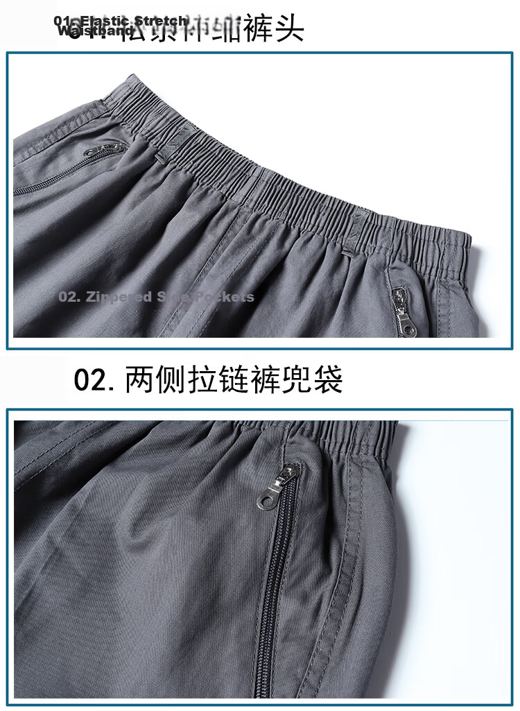 TUCANO Men's Summer Cotton Comfortable Camouflage Cargo Sports Casual Fashion Shorts Black Blue L 24