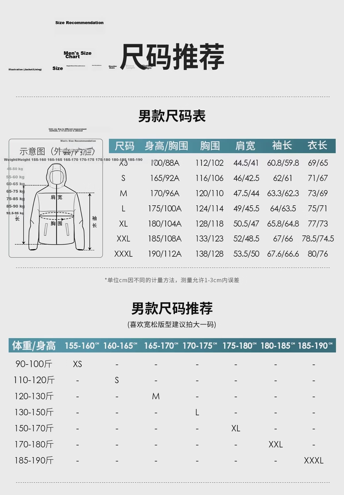 CAMEL 3-in-1 Detachable Waterproof Windproof Outdoor Mountaineering Jacket for Men and Women 20