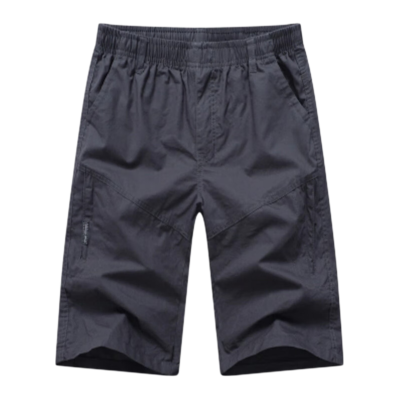 TUCANO Men's Shorts, Summer Lightweight Comfortable Straight Loose Casual Cargo Capri Pants, Light Gray, 5XL