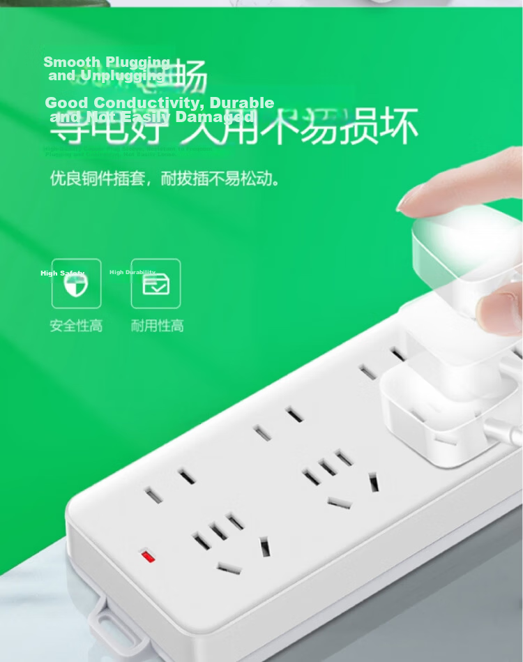 BULL Power Strip 8-Outlet Master Control 5m GN-403 for Home and Office Rated Current 10A 4