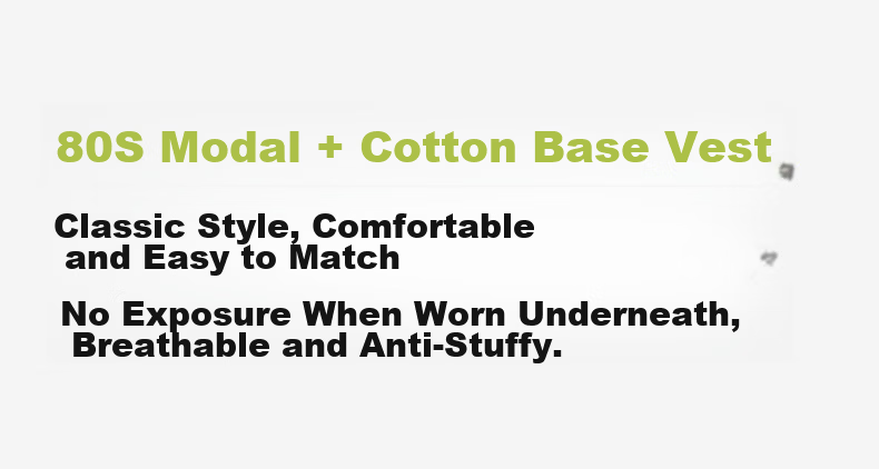 Pierre Cardin Men's Modal Cotton Vest 2026 New Summer Sweat-Absorbing Sports Fitness Sleeveless T-Shirt 2