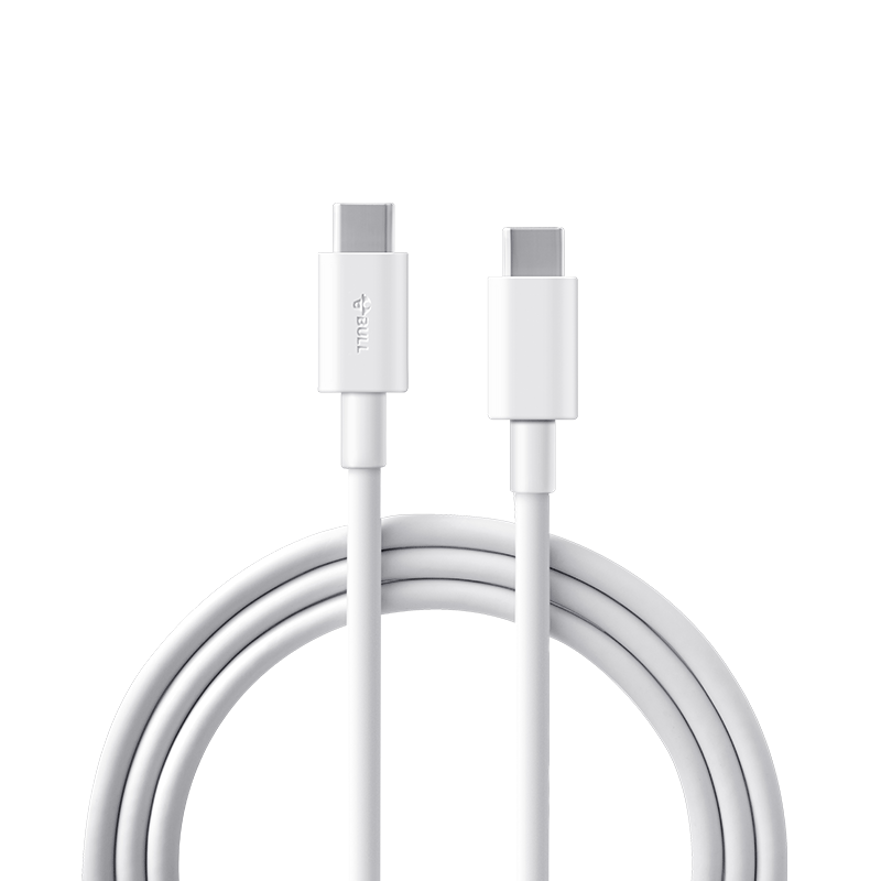 BULL Dual-Head Type-C Data Cable, 100W Compatible with Xiaomi 100W/90W Charging Cable, PD Fast Charging Suitable for Apple IPhone 17/16/15, Huawei Honor Laptops, 5A