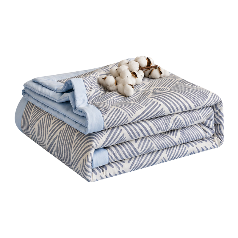 Grace [Inside and Outside 100% Cotton] Class A 100% Xinjiang Cotton Quilt Summer Cooling Air-Conditioned Thin Quilt Core 150*200cm