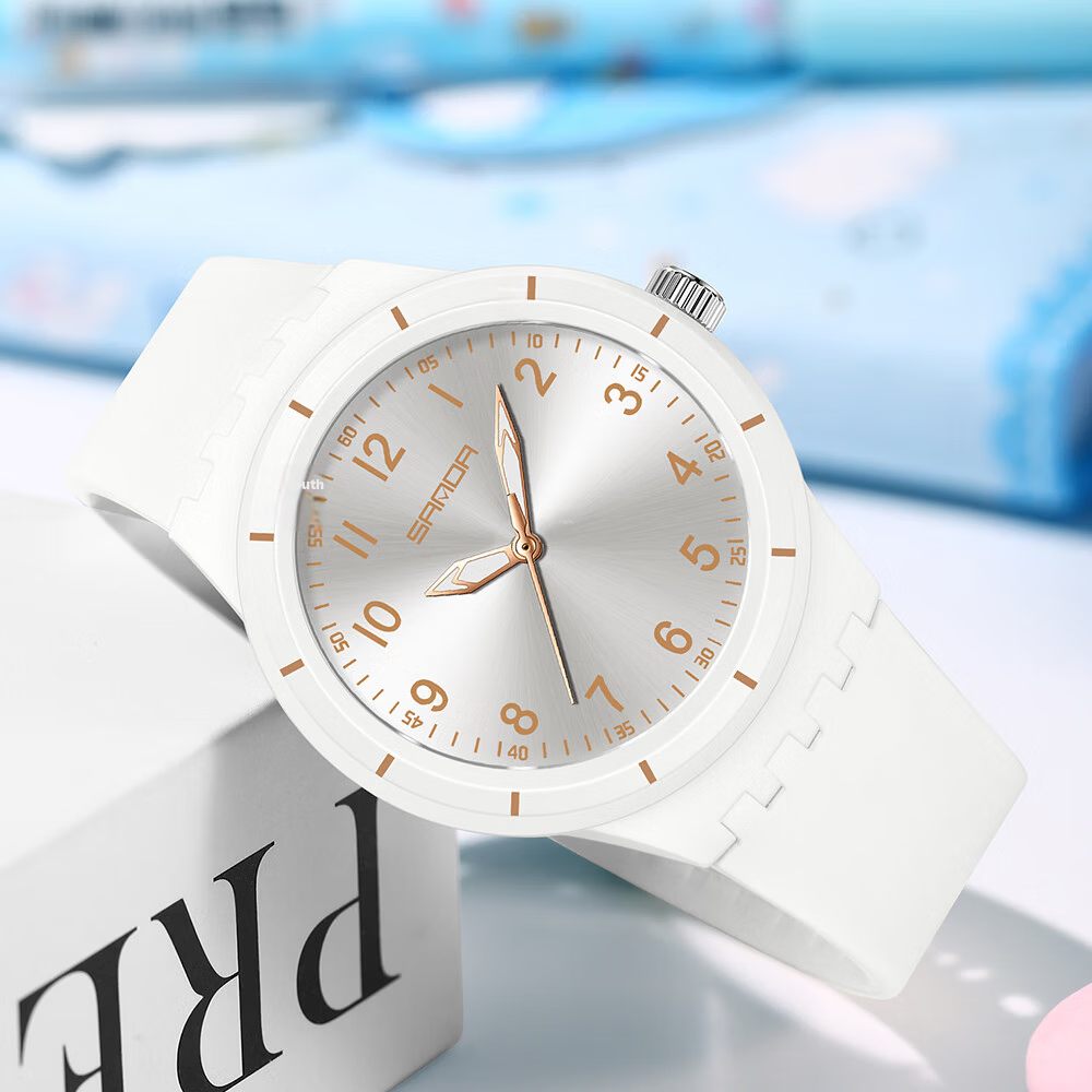 GEORGCOUNT Student Exam Watch for Boys and Girls Waterproof Mechanical Silent Quartz for Middle and High School Students
