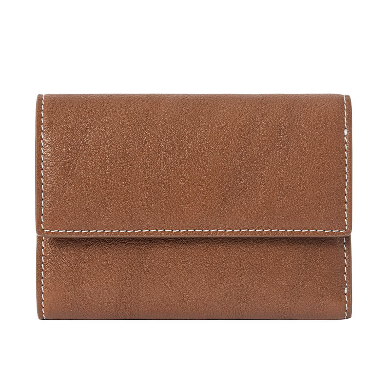 VANESSA HOGAN VH Women's Soft Tanned Cowhide Multi-Card Wallet Coin Purse Birthday Gift for Girlfriend