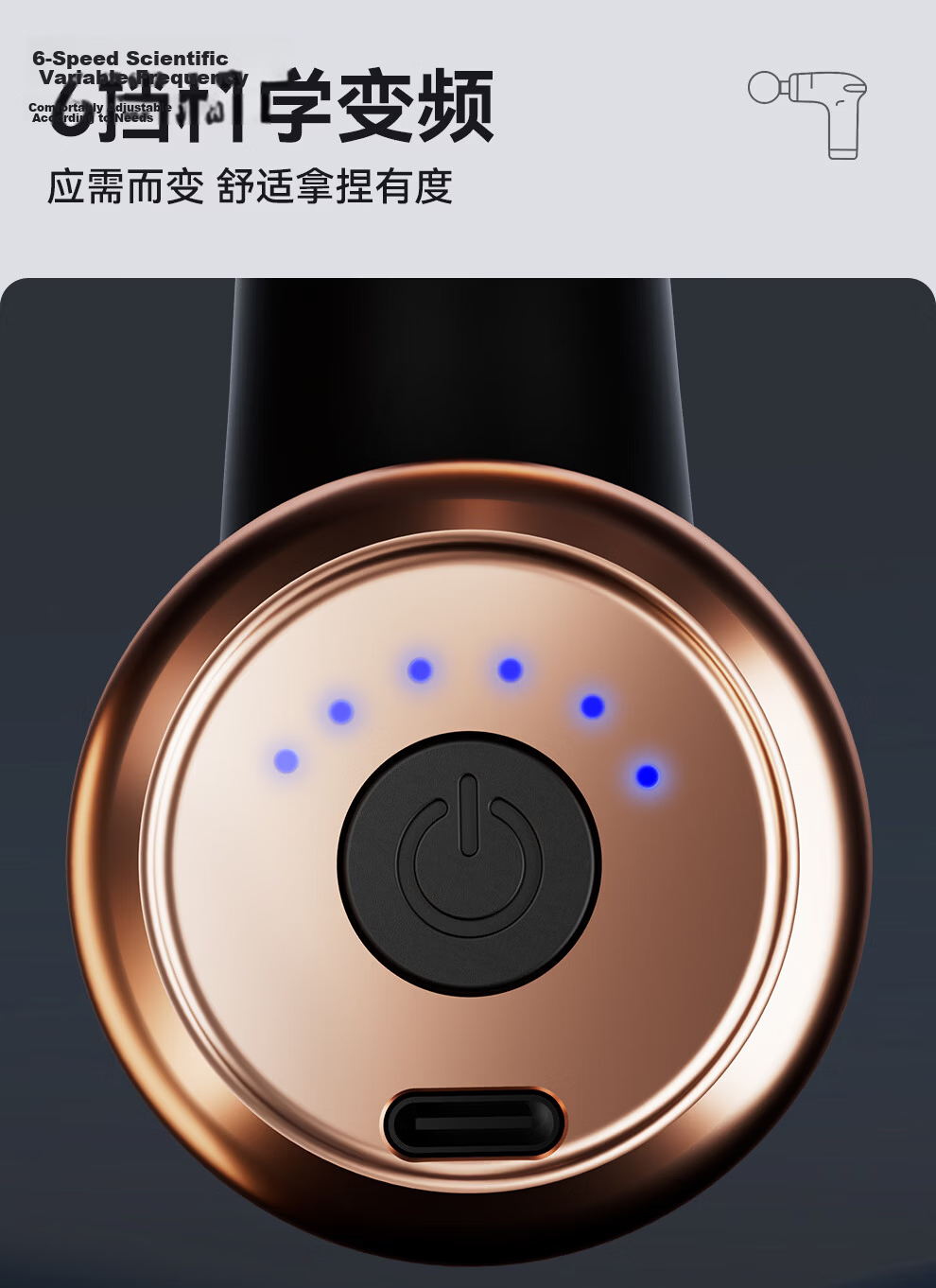 PROIRON Puliai Fascia Gun Massager Shoulder Neck Waist Back Massager Mini Portable Gift for Parents Mother's Day Valentine's Day Qixi Festival Birthday 10