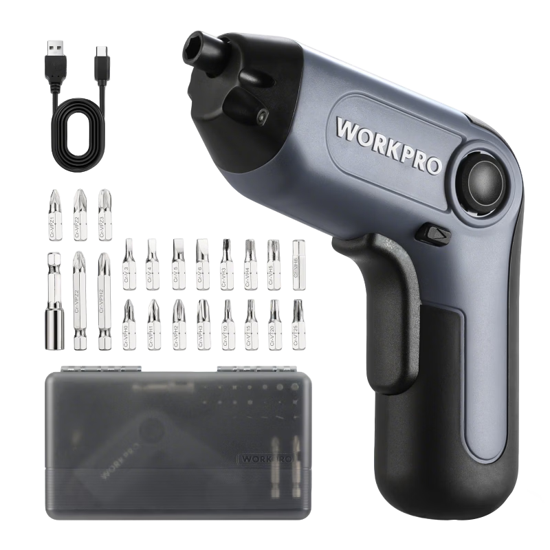 WORKPRO 3.6V Lithium Electric Screwdriver Tool Set Mini Portable Multifunctional Household Screwdriver Kit