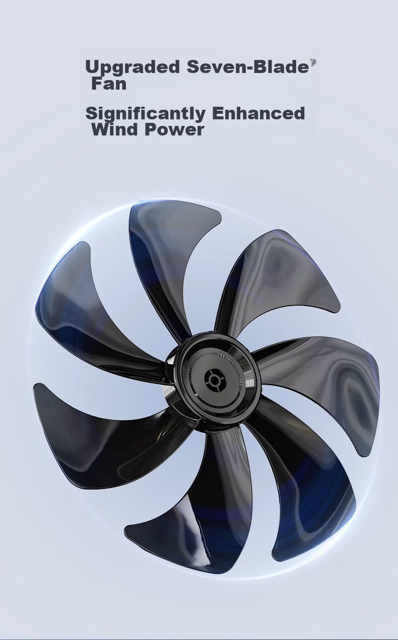 DIAMOND Wall-Mounted Electric Fan 16-Inch Plastic 7-Blade Quiet High-Power Industrial Oscillating Wall Fan for Home, Office, Living Room, Restaurant, Warehouse Water-Drop Design 4