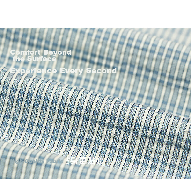 TonLion 2026 Spring Summer New Men's Short Sleeve Striped Casual Loose Business Shirt 4