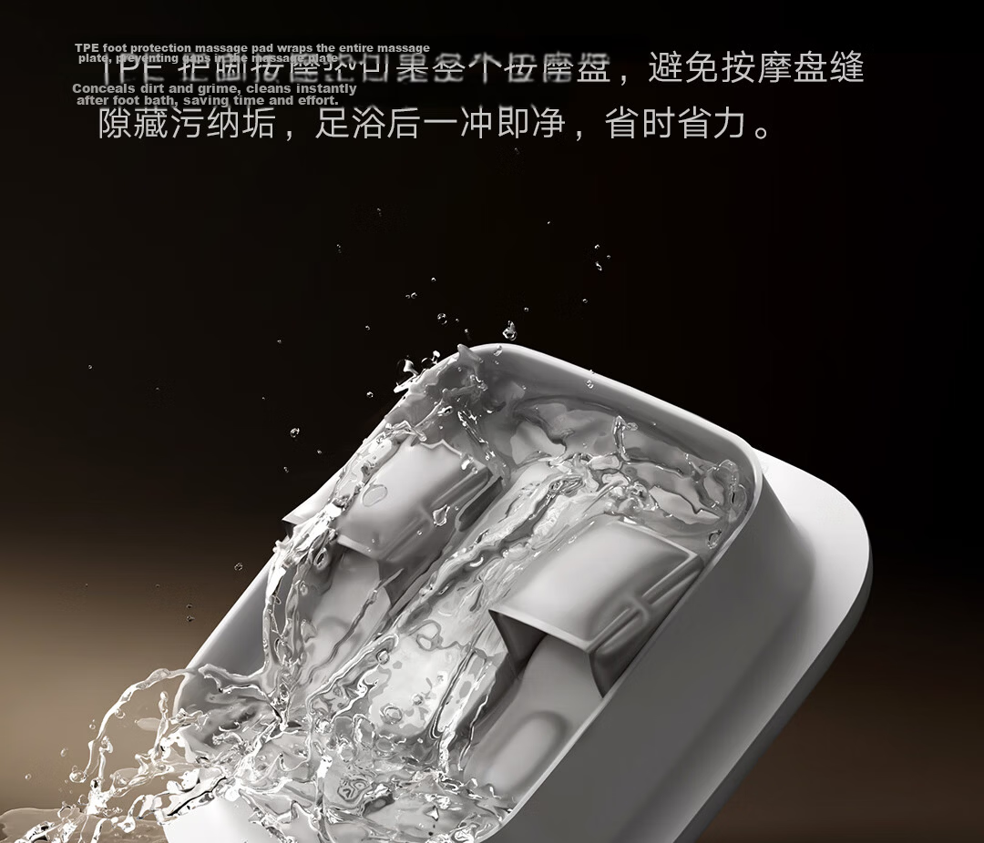 Mijia Xiaomi Automatic Temperature-Controlled Foot Soak Bucket with Airbag Massage Electric Foldable Foot Bath Basin Smart Sterilization Foot Bath Tub for Calf Soaking Birthday Gift for Mom 19