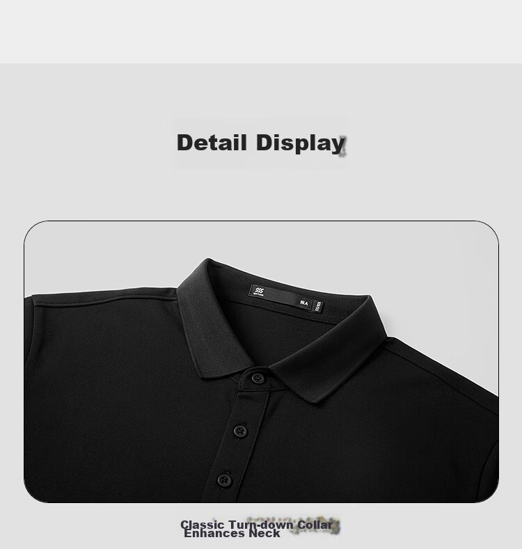 HLA Hailan Home Men's Polo Shirt 26 Sports Cooling Short Sleeve Summer 11