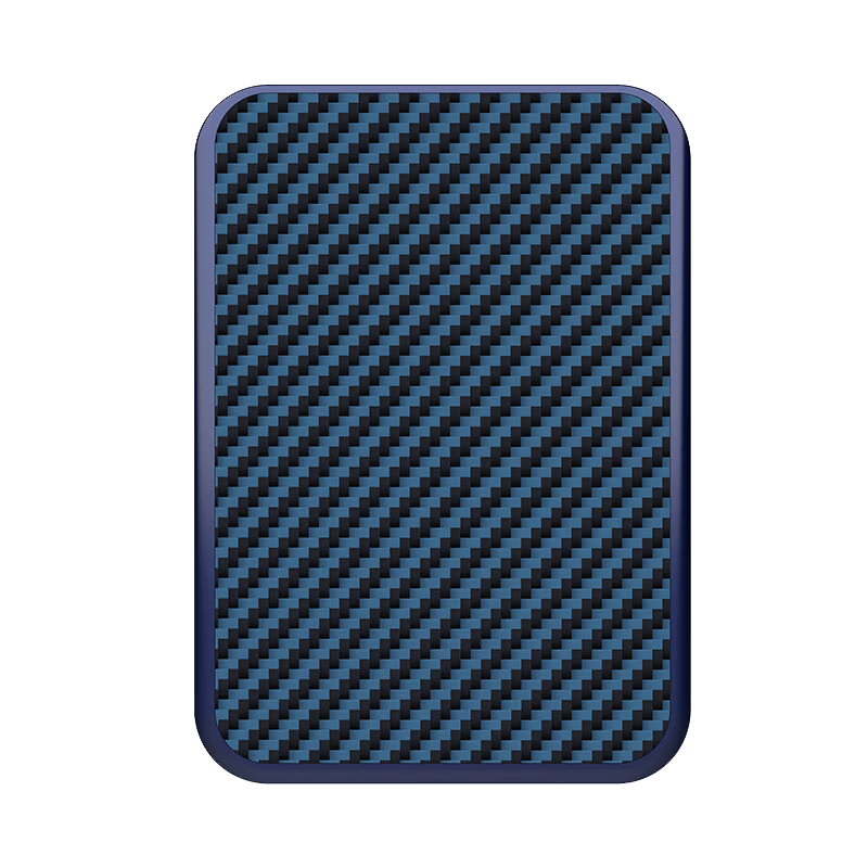 Nillkin Kevlar Magnetic Card Holder Phone Stand Apple MagSafe Compatible iPhone 17-12 Transit Access Card Samsung Huawei Xiaomi Qianying Blue