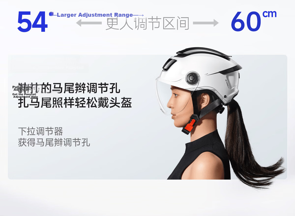 Two Little Bees 3rd Generation Zero-Feel Sunroof Helmet 3C Certified Electric Motorcycle Helmet Unisex Summer Sun Protection Half Helmet Breathable Safety Cap Large Tail Wing/Khaki Apricot 16