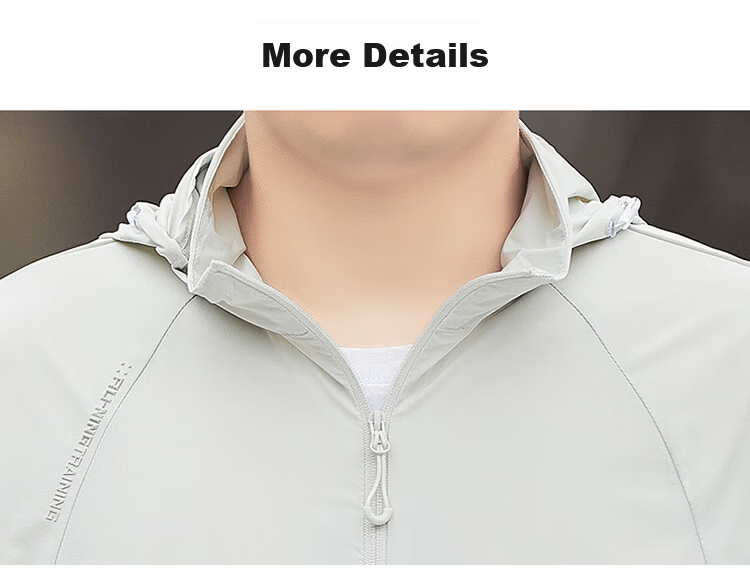 ROMON Men's Summer Thin Ice Silk Quick-Dry Breathable Outdoor Sun Protection Jacket 2601 Dark Blue 2X 23