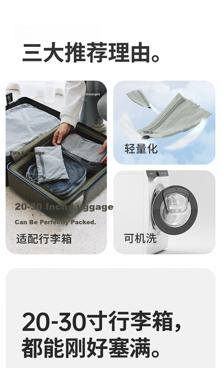 Naturehike Portable Travel Storage Bag Outdoor Business Trip Luggage Clothes Underwear Packing Bag Toiletry Bag M Size 2