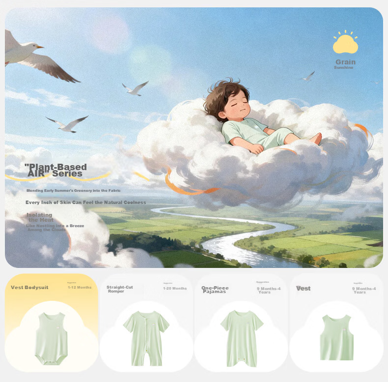 October Crystal Children's Vest Spring Summer Boys Girls Baby Vest 2