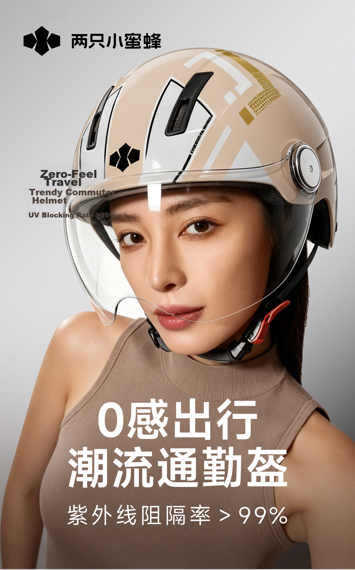 TWOBEE 3C Certified Helmet Electric Scooter Electric Bike Unisex Four-Season Safety Helmet Windproof Half Helmet Gray 1