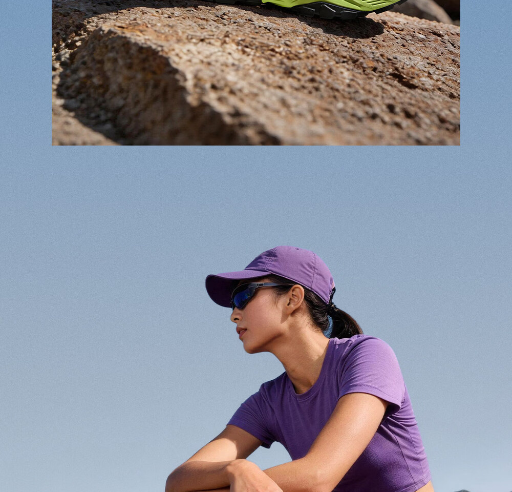 CAMEL Poshanshan CT-50 Breathable No-Tie Hiking Outdoor Trail Running Shoes Women G26S852068T Pink Purple Size 38 27