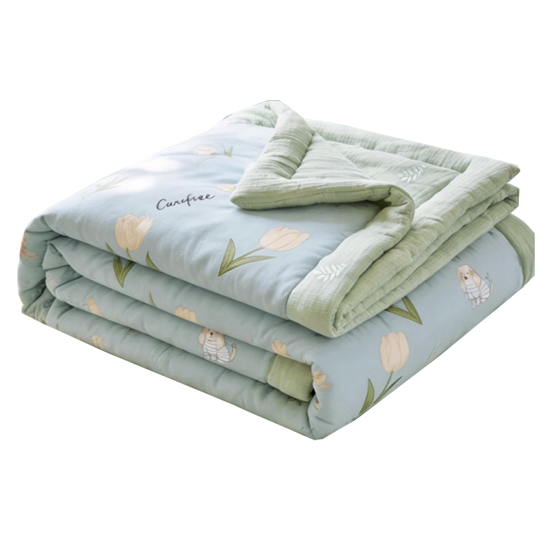 MUJI 100% Xinjiang Cotton Quilt, Pure Cotton Summer Cooling Quilt, 200x230cm