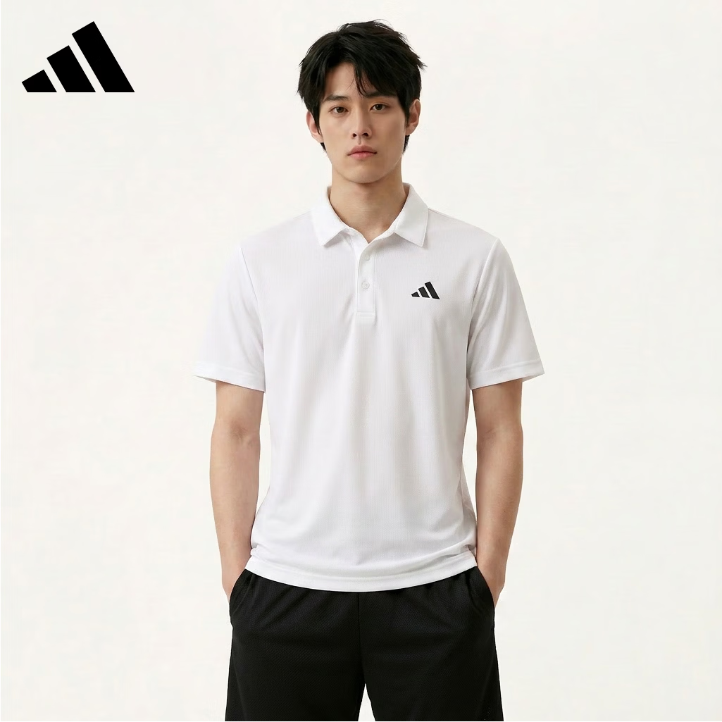 Adidas Men's Tennis Series FAB POLO Short Sleeve Polo KF7468 White L
